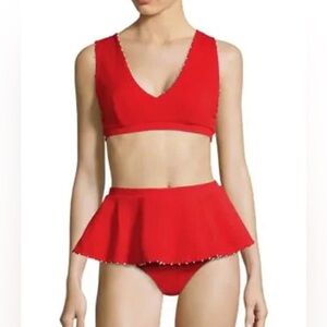 Marysia French Gramercy bikini in red size large